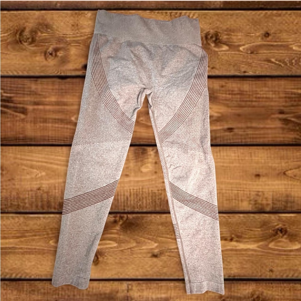 Textured Dust Rose  Leggings